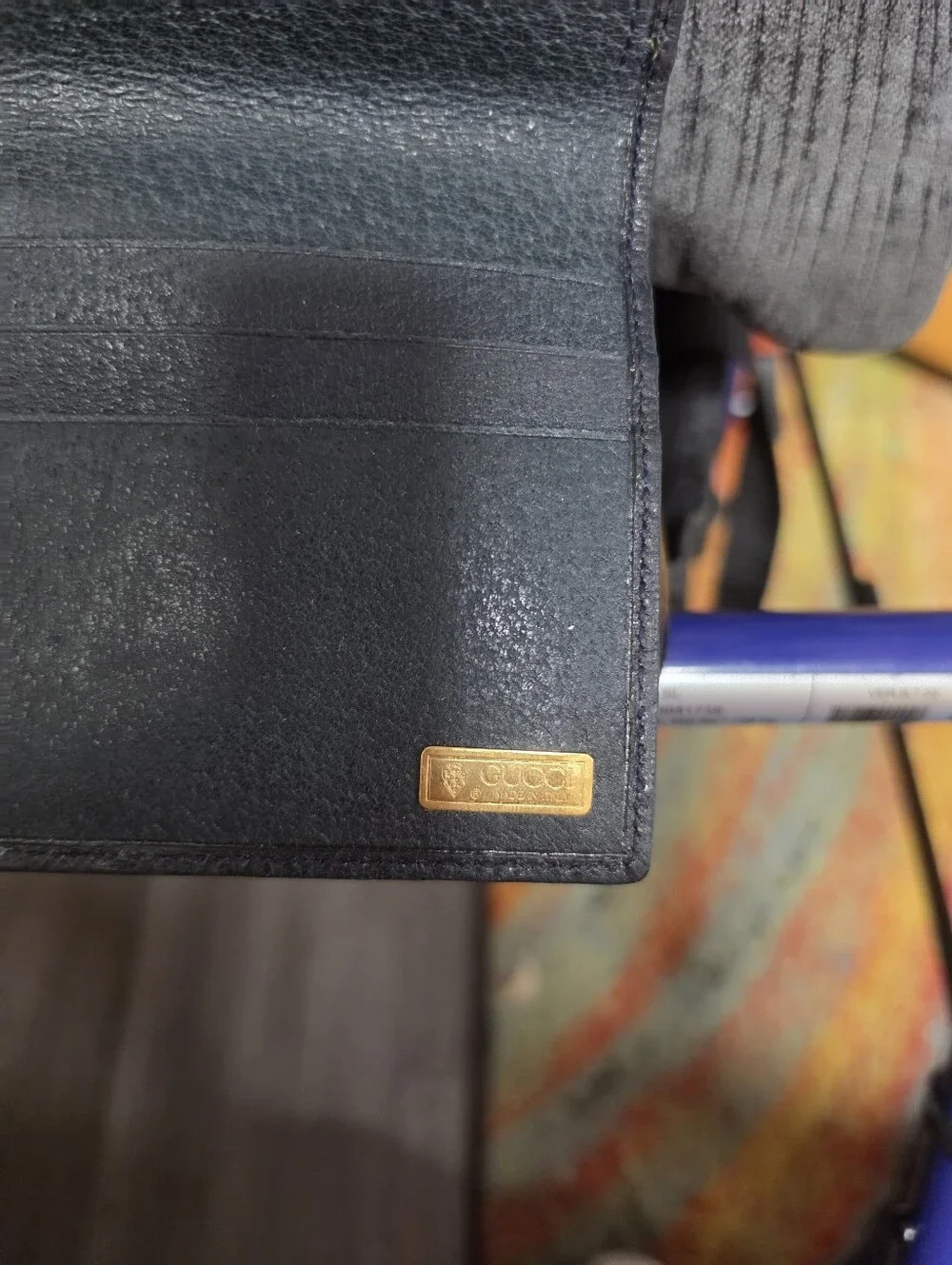 Vintage Gucci Micro GG Supreme Kiss-Lock Bifold Wallet